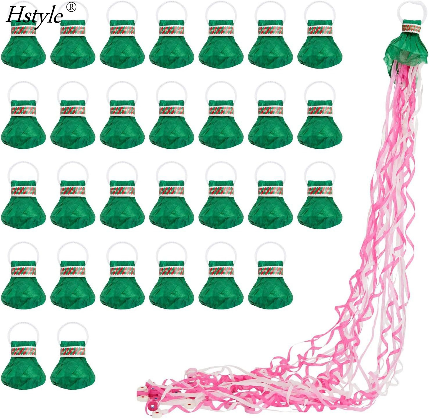 Streamers Popper Hand Throw Streamers No Mess Confetti Magic Paper Cracker for Party Celebration Theme Party SD2005