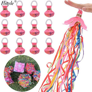 30 Ribbons Colorful Hand Throw Streamers Party Streamers Poppers No Mess Shows Confetti Crackers for New Years SD2002