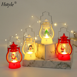 Christmas Portable Led Lantern Santa Snowman Light Merry Christmas Decor For Home Xmas Ornaments Tree Noel Xmas Gift HS1518