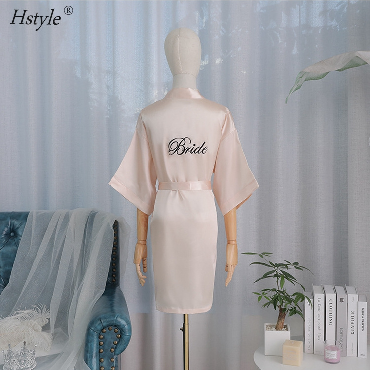 Women's Short Kimono Robe Soft Bride Bridesmaid Robes for Wedding Party Bridal Robes In Stock  SD084