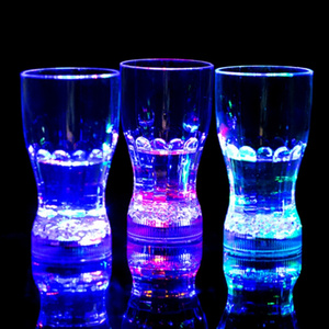 Light Up Multi color Flashing Glasses with Blinking LED Lights - LED Cups Mugs Shots Glasses for Beer Wine Whisky Liquid SL008