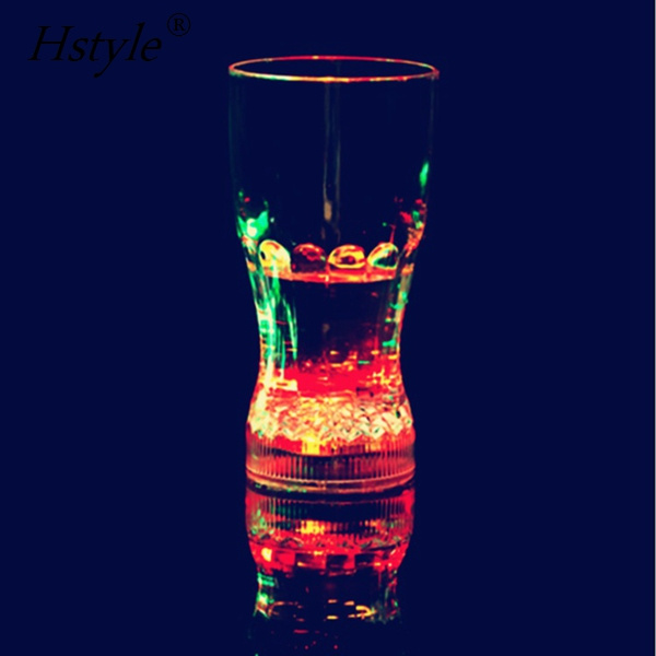 Light Up Multi color Flashing Glasses with Blinking LED Lights - LED Cups Mugs Shots Glasses for Beer Wine Whisky Liquid SL008