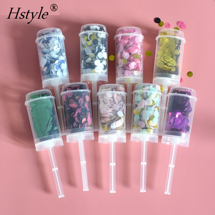 Eco-friendly Wedding Favors Mini Party Popper Handheld Push Pops Confetti SD020