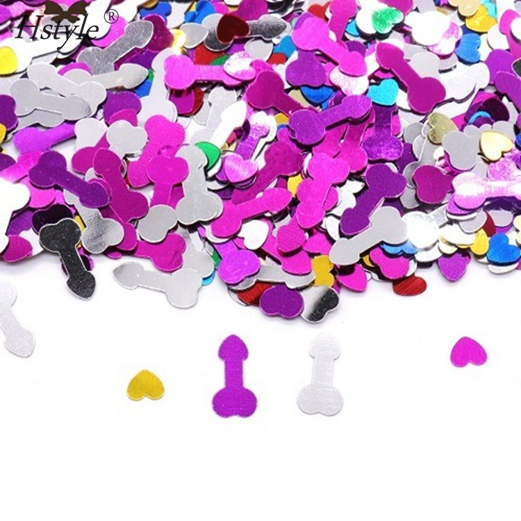 Romantic Confetti Bachelorette Party Hens Night Willy Pecker Penis Confetti Scatters wedding Decoration Party Supplies CF005