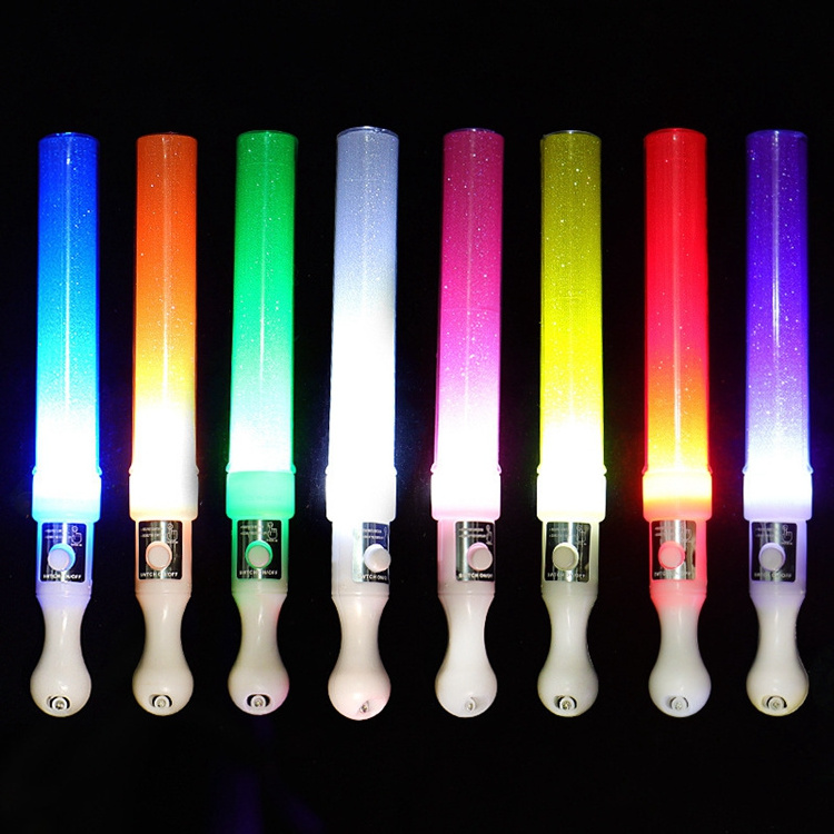 Hstyle Glow Sticks Party Supplies Led Light Sticks Glow Batons Glow In The Dark Cheering and Shouting Support Sticks SL021