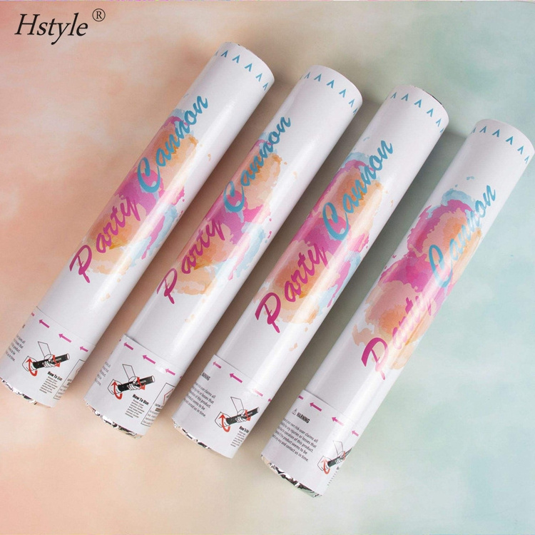 Gender Reveal Confetti Cannon Gender Reveal Smoke Bomb with Biodegradable Confetti Powder for Gender Reveal Party Supplies SD144