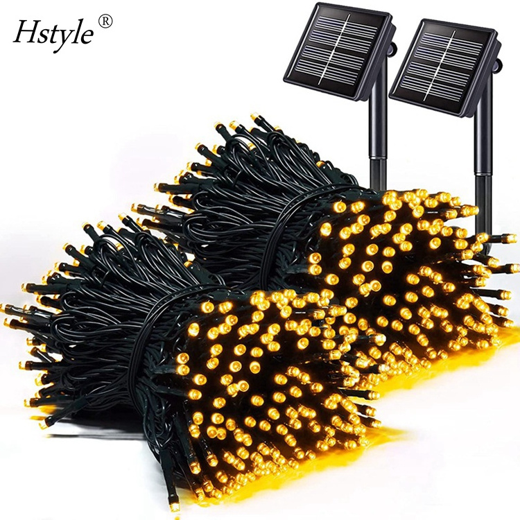 Waterproof LED Solar String Lights 2 Modes Solar Christmas Lights for Garden Wedding Party Christmas Tree Decoration HS1157