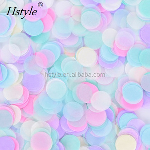 2.5cm Diameter New Year Eve Party Decor Candy Color Tissue Paper Confetti - 10g/Bag SVPD1