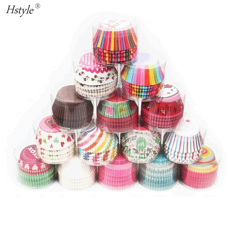 Cupcake liners Rainbow Standard Paper Baking Cups Cupcake Liners Muffin Baking Cupcake Mold to Use for Pans PQ340