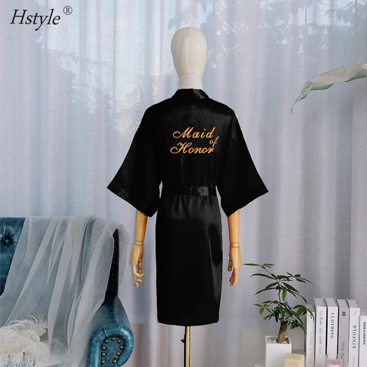 Women's Short Kimono Robe Soft Bride Bridesmaid Robes for Wedding Party Bridal Robes In Stock  SD084