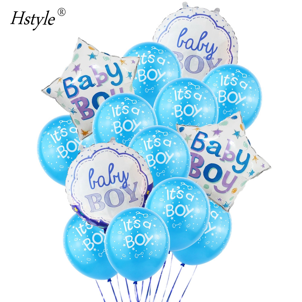 Hot Selling Baby Gender Reveal Party Event Decor Baby Shower Decoration for Boy Party Balloon Banner Supplies E3096