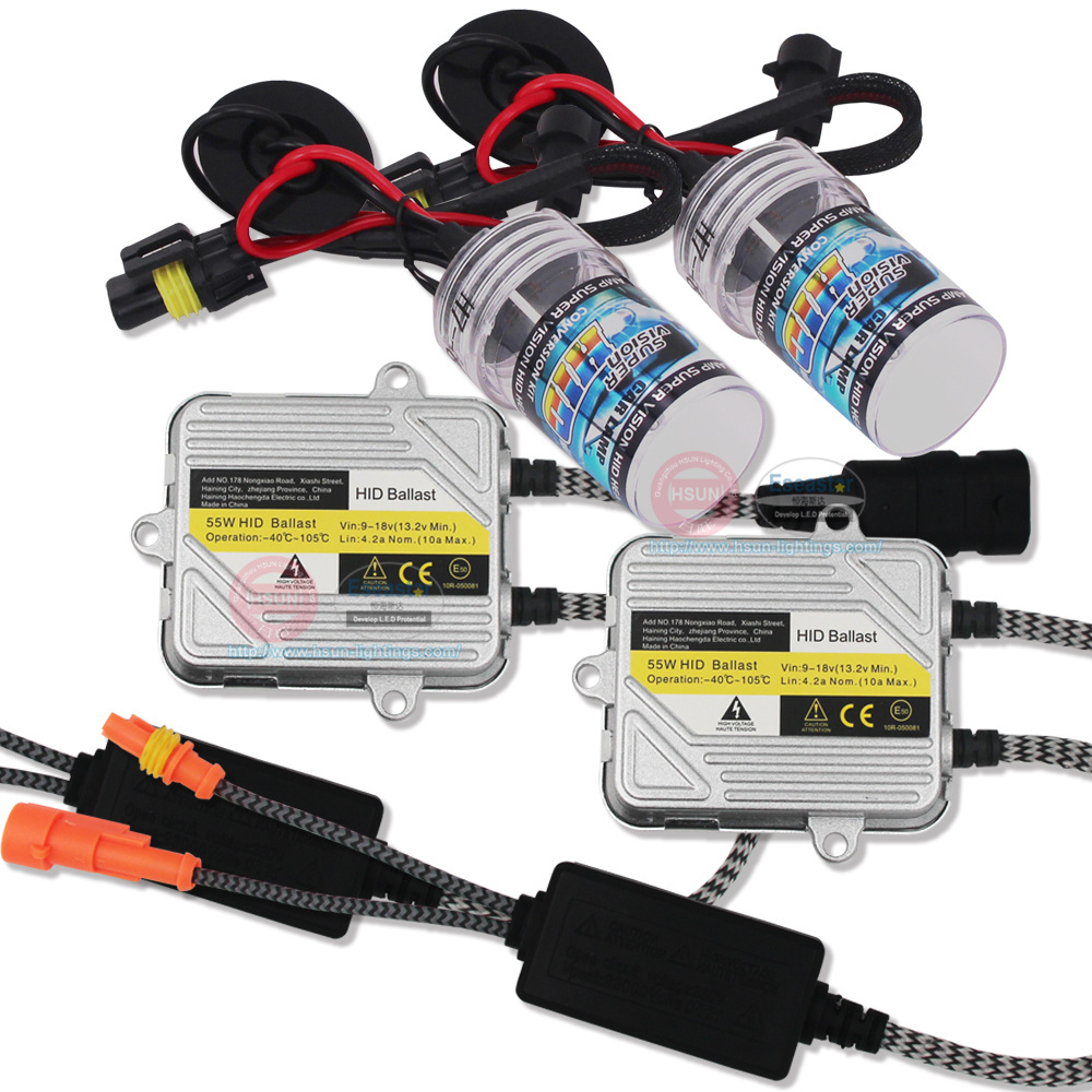 6000k xenon hid kit 3000k,5000K,6000K,8000K H1,H3,H7,H8, H9,H4 H/L hid xenon