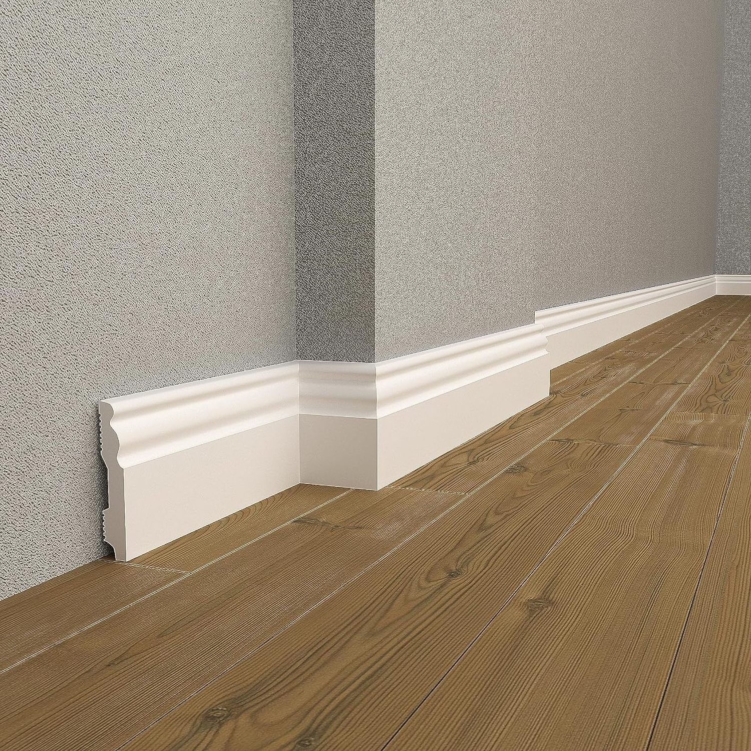 Multi Color Easy Installation Pvc Skirting Board wooden skirting board covers