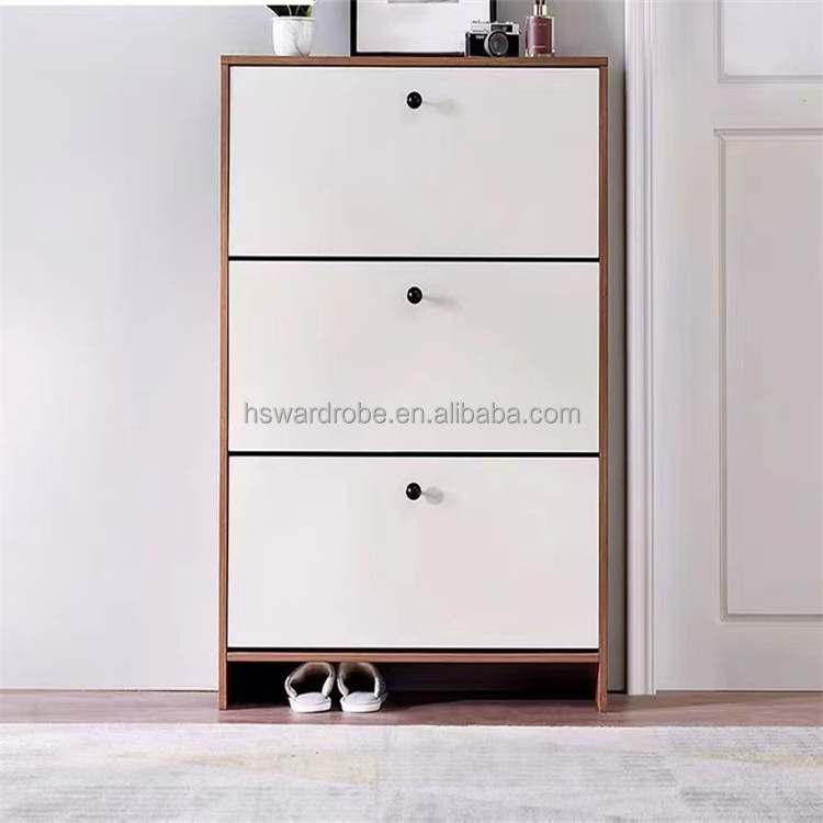 Modern small shoe cabinet ultra-thin shoe cabinet width small apartment tipping shoe rack corridor door