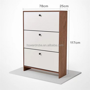 Modern small shoe cabinet ultra-thin shoe cabinet width small apartment tipping shoe rack corridor door