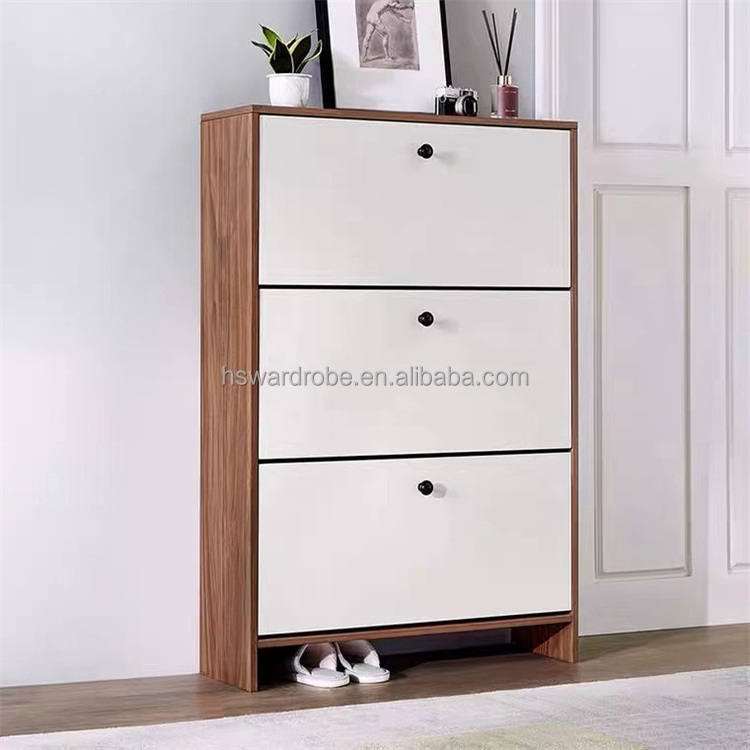 Modern small shoe cabinet ultra-thin shoe cabinet width small apartment tipping shoe rack corridor door