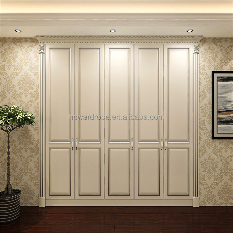 New Design Custom Size Made Closet White Wardrobe Cabinet For Bedroom Furniture