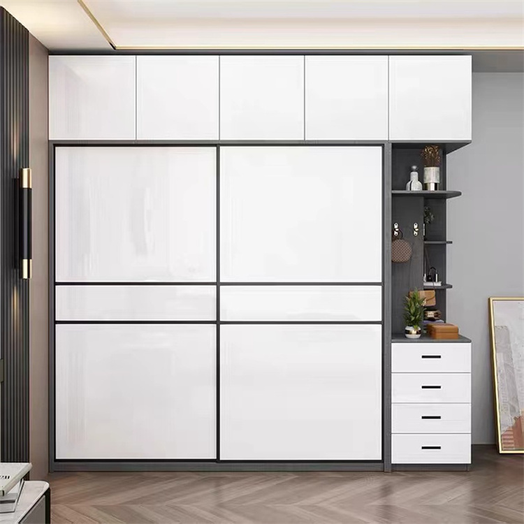 High quality custom make closet cabinets wardrobe with drawers for home bedroom furniture