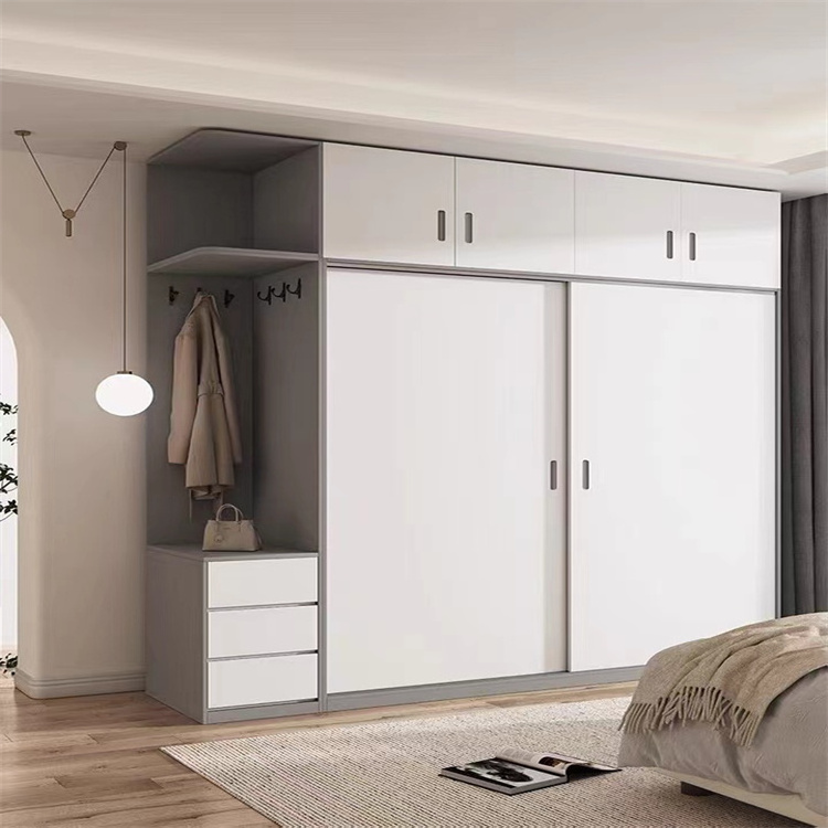 High quality custom make closet cabinets wardrobe with drawers for home bedroom furniture