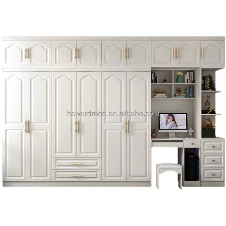 White Wardrobe Clothes Closet Cabinet Bedroom Mobile Armoire Furniture Cupboard Big Closet