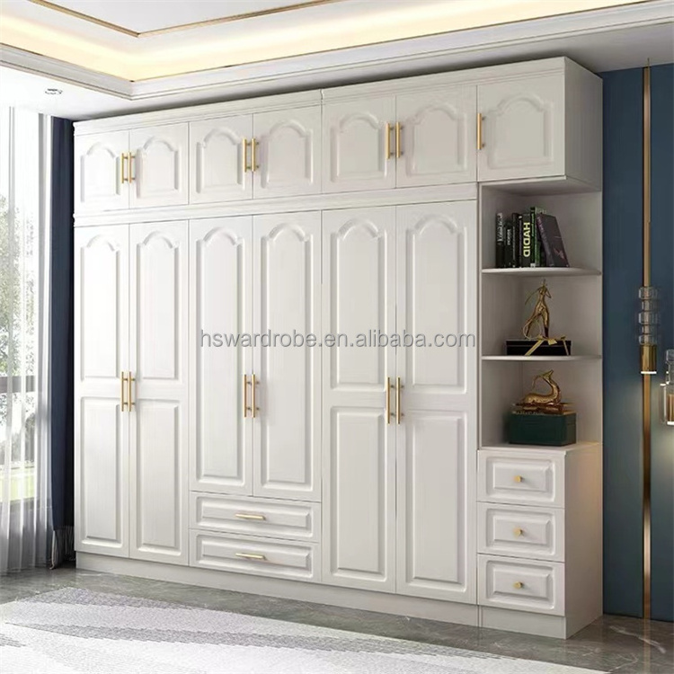 White Wardrobe Clothes Closet Cabinet Bedroom Mobile Armoire Furniture Cupboard Big Closet