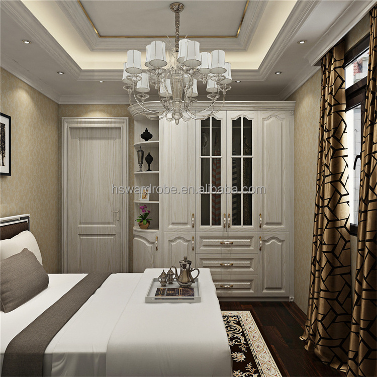 New Design Custom Size Made Closet White Wardrobe Cabinet For Bedroom Furniture