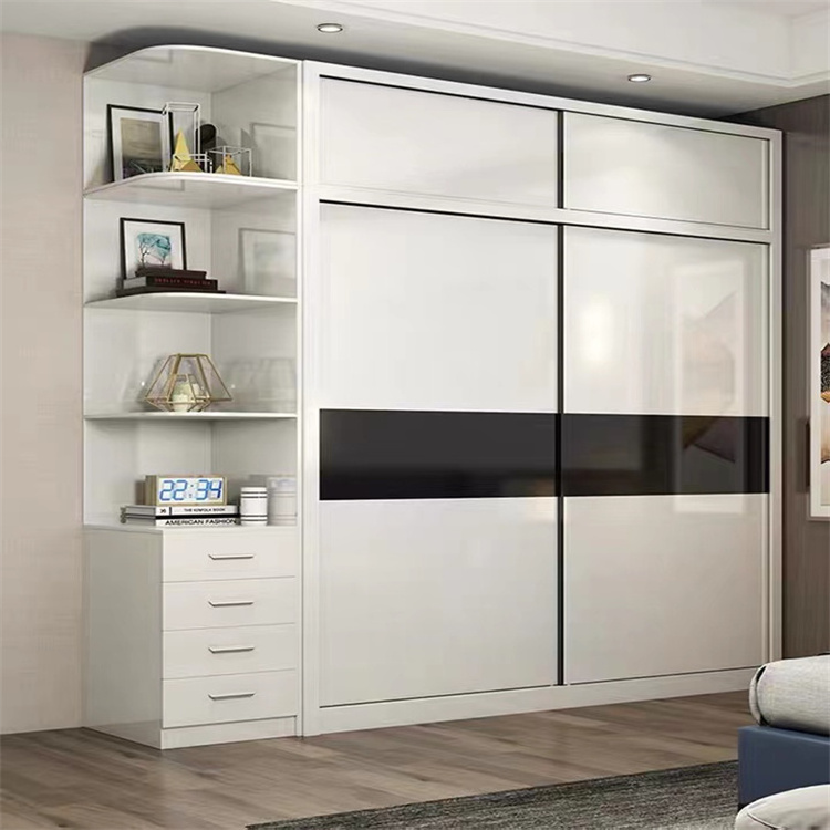 High quality custom make closet cabinets wardrobe with drawers for home bedroom furniture