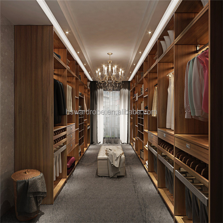 assemble portable wardrobe open modern customized style solid wooden wardrobes closet