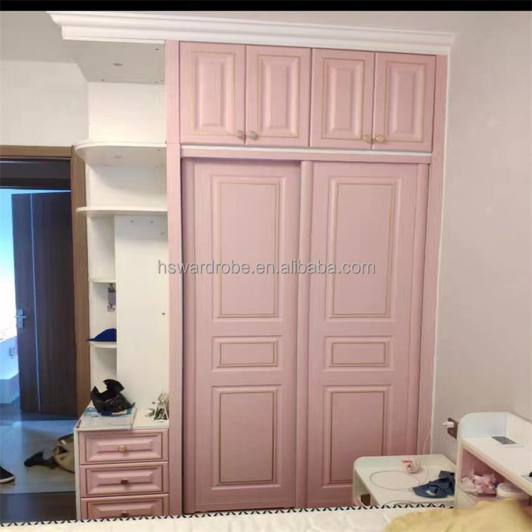 Custom Made Bedroom Wardrobe Simple Modern Sliding Door Wardrobe Storage Cabinet