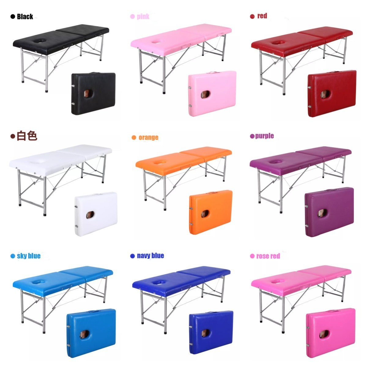 High quality wholesale portable massage table with aluminum leg ceragem v3 massage bed