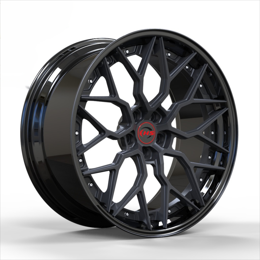 high quality black 5x114.3 20 inch wheels custom forged wheels