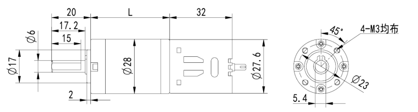 HSE DC Motor  High Torque 28mm 385 Mini Gearbox  Motor  3V 6V 12V Motor Low Rpm