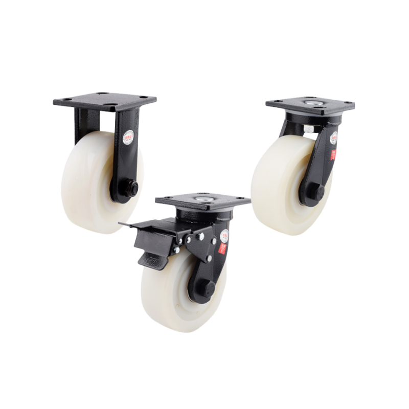 Heavy Duty Caster Wheels Casters Manufacturers 1 Tons Load Capacity Extra Heavy Duty Locking Nylon Iron Casters Wheel