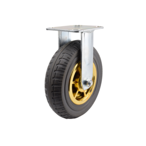 High quality  4 5 6 8 inch Heavy-duty universal wheel flatbed trolley swivel locking silent rubber caster wheels