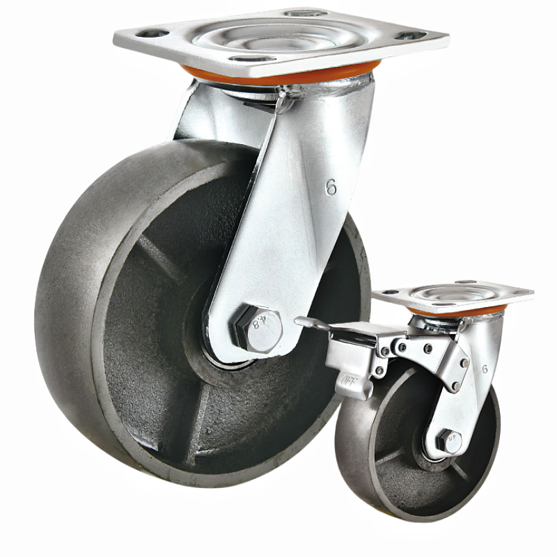 Heavy Duty Caster Wheels Casters Manufacturers 1 Tons Load Capacity Extra Heavy Duty Locking Nylon Iron Casters Wheel