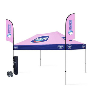 Custom Logo 10x15 advertising promotional pop up folding aluminium marquee gazebo canopy roof top trade show tent