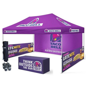 Custom Printed Tents Canopy Pop Up Marquee gazebos advertising logo Outdoor Aluminum  Exhibition Event Trade Show Tent 10x10