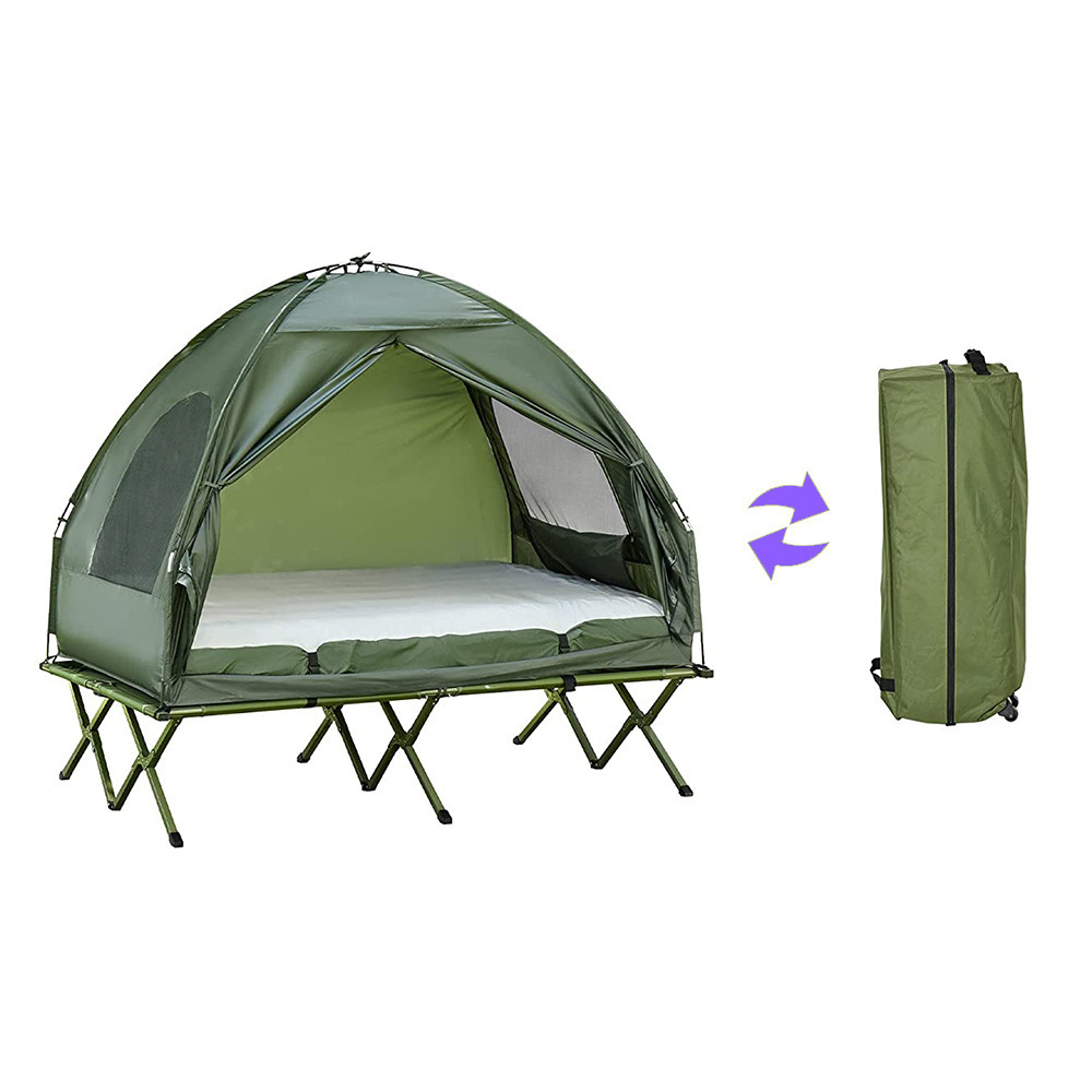 Double Person Camping bed tent Off Ground Sleeping kamp-rite oversize folding outdoor camping tent cot