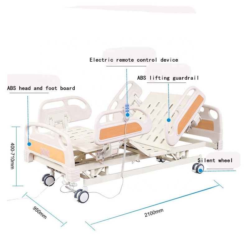 High-quality hot-sale electric three-function ICU medical bed luxury medical equipment 3function hospital bed