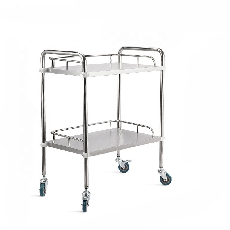 Wholesale Stainless Steel Hospital Trolley medical Cart  Trolley