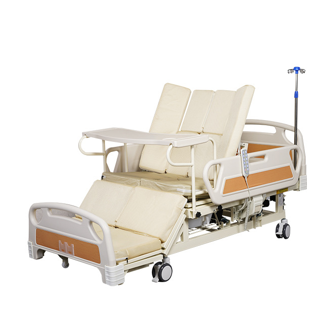 Hospital Equipment Electric Multi-function Medical Home Care Patient Nursing Bed Treatment beds With Toilet