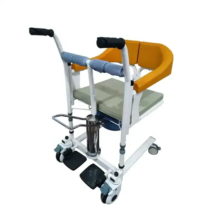 Hot Sale Wheelchair Toilet Commode Chair Electric Patient Lifting Transfer Chair For Elderly And Disabled