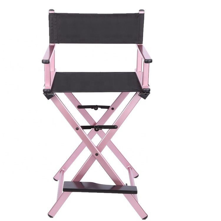 High quality professional aluminum alloy folding beauty massage chair outdoor makeup  leisure  director chair