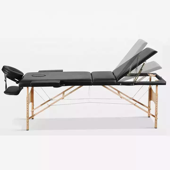 Bestseller 3 fold Portable Table For Salon Treatment Spa Beauty wholesales Professional High Quality Massage Bed