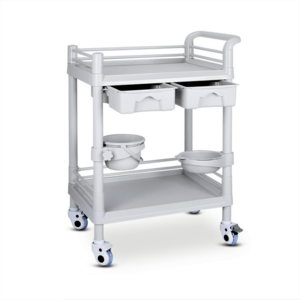 Factory Mobile Hospital Medical ABS Nursing Treatment Trolley Cart With Drawers