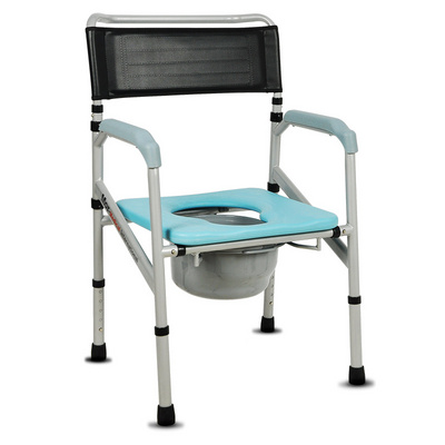 High quality extra wide commode chair square commode chair foldable portable commode chair