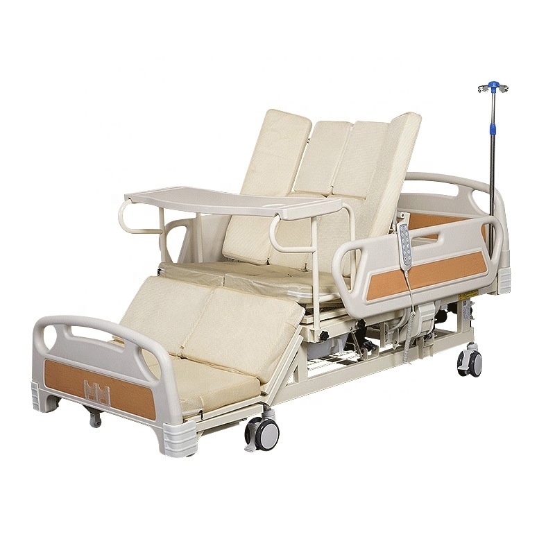 Hospital Equipment Electric Multi-function Medical Home Care Patient Nursing Bed Treatment beds With Toilet