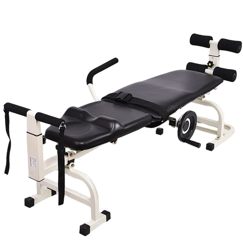 Hot Selling High Quality Folded Orthopedic Lumbar Spinal Traction Table Traction Bed