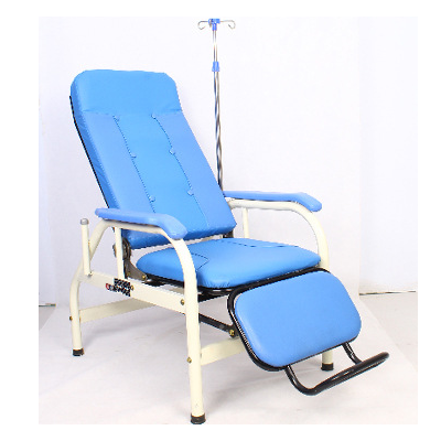 Half lying Infusion Portable Hospital Recliner Chair Bed ,  hospital equipment height adjustable IV infusion chair