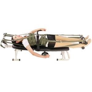 Hot Selling High Quality Folded Orthopedic Lumbar Spinal Traction Table Traction Bed